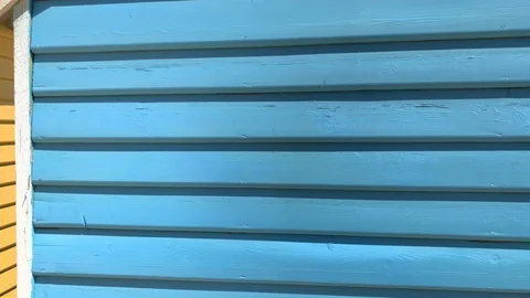 Brighton boxes Melbourne, medium shot dolly Stock Footage 97918758