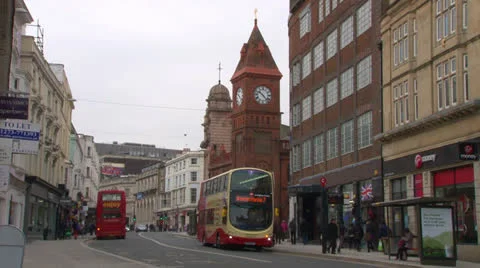 Brighton City Centre Stock Footage 23881570
