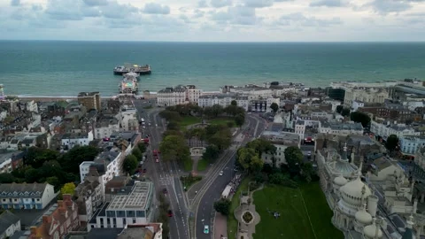 Brighton daytime the square Olde Stein Video stock 257904449