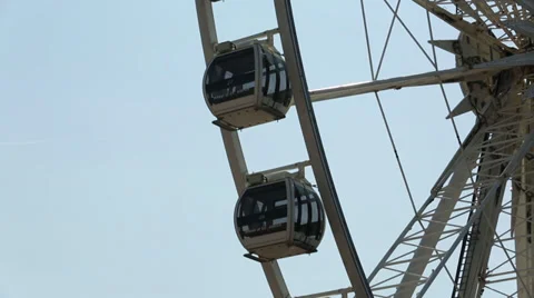 Brighton Ferris Wheel Tight Stock Footage 39710776