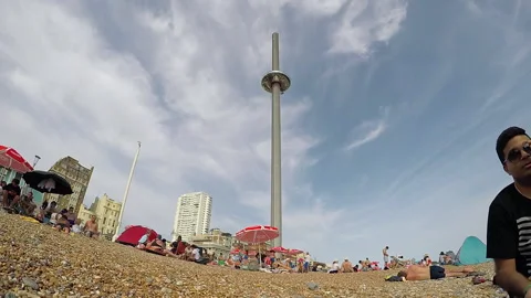 Brighton i360 timelapse Stock Footage 201490314