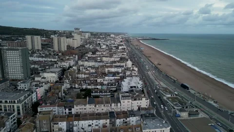 Brighton Made Drive Daytime fly over Video stock 257904530