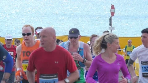 Brighton marathon Stock Footage 62439468