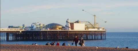 Brighton Pier Vídeos de archivo 112025856