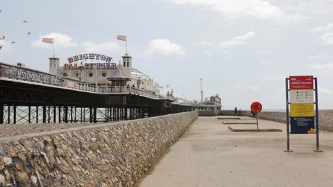 Brighton pier 스톡 동영상 126954115