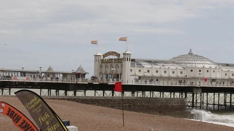 Brighton pier 스톡 동영상 126954592