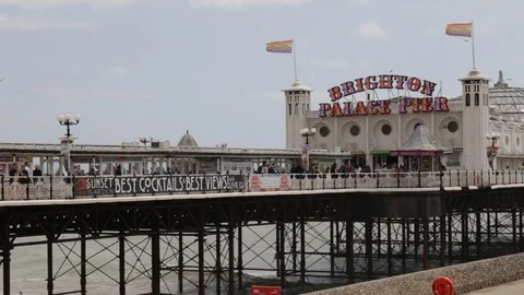 Brighton pier 스톡 동영상 126954675