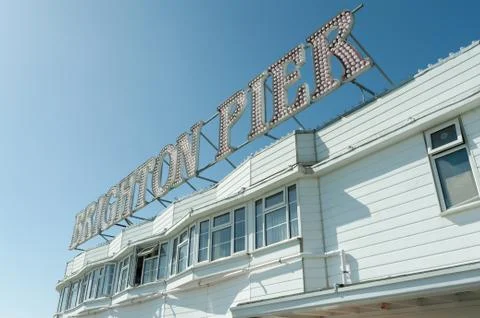 Brighton pier 库存照片