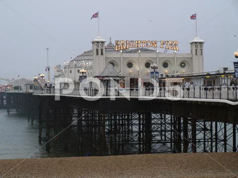 Brighton pier, UK Stock Photos