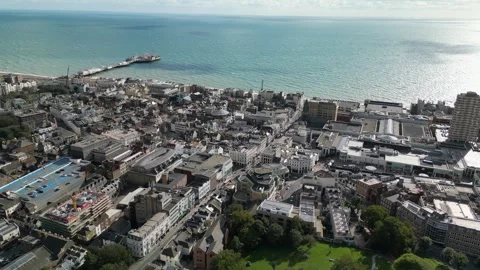 Brighton Queens Road Daytime Video stock 257904619