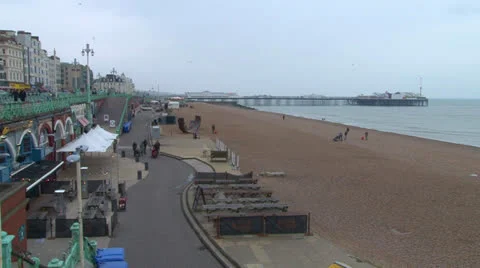 Brighton Seafront Video stock 23870622