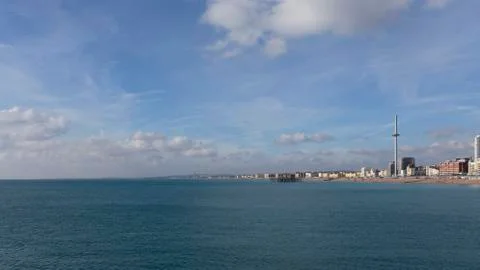 The Brighton seafront Stock Photos