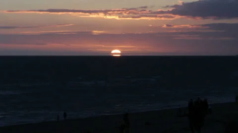 Brighton sunset 2 库存影片 36478418