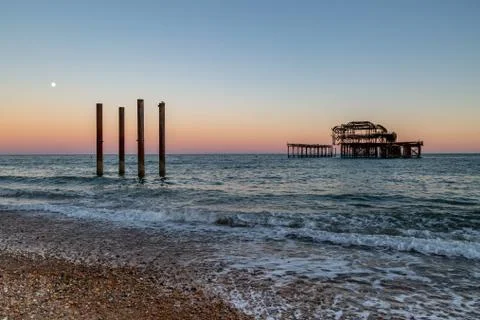 Brighton Sunset Stock Photos