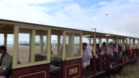 Brighton Volks Railway 库存影片 344396708