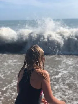 Brighton waves 스톡 사진