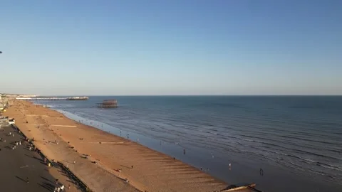 Brighton west Peir Stock Footage 306684202