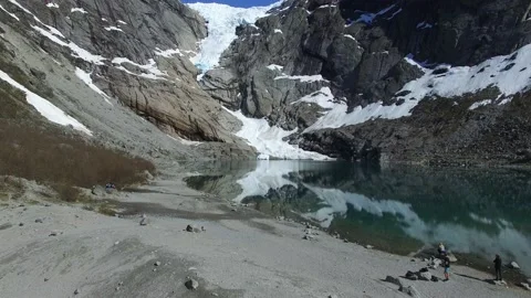 Briksdalsbreen Glacier Stock Footage 149359193