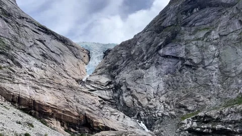 Briksdalsbreen ice 4k Stock Footage 308088042