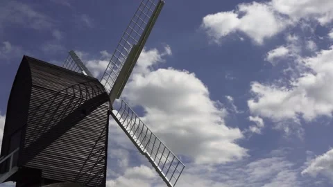 Brill Windmill close up 스톡 동영상 135786814
