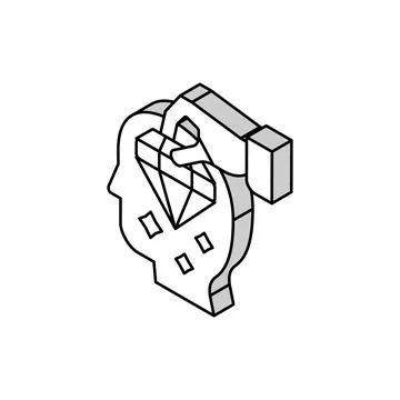Brilliancy knowledge isometric icon vector illustration Stock Illustration