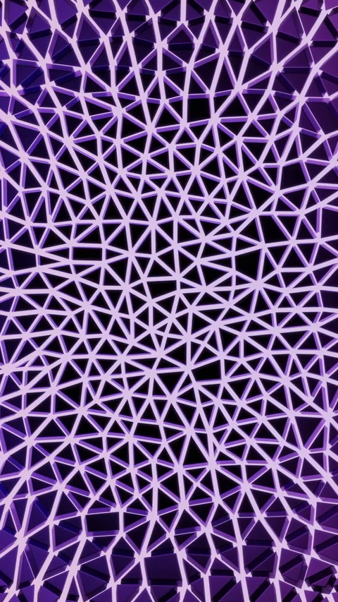 Brilliant abstraction.Design. A connected network of white threads that moves in Stock Footage 278161222