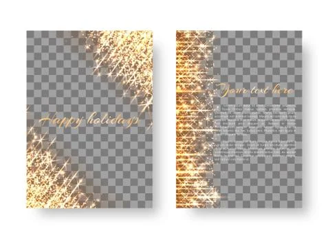 Brilliant background with festive lights Stock Illustration