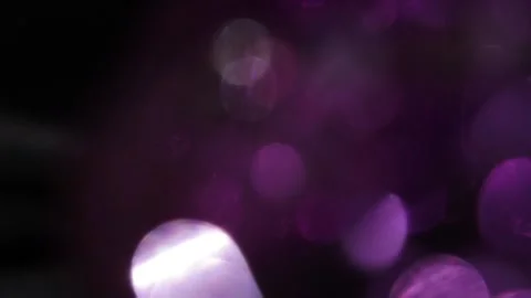 Brilliant bokeh light effect in the dark Video stock 318946338