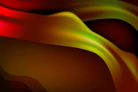 Brilliant colored wavy patterned stylish illustrative background Stock Illustration