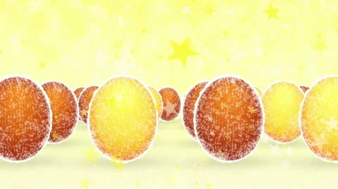 Brilliant Easter eggs Stock Footage 10817864