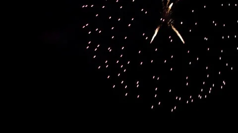 Brilliant Fireworks Display Stock Footage 26108136