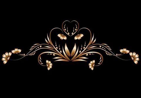 Brilliant flower pattern of flowers Illustrazione stock