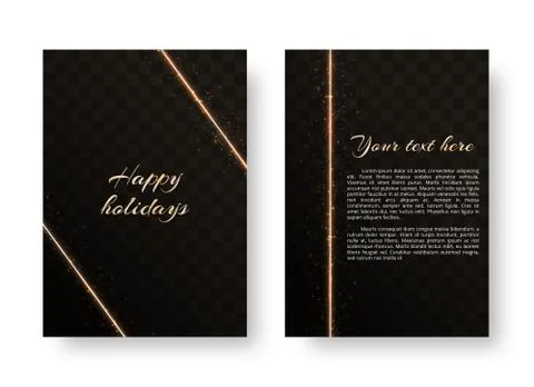 Brilliant frame with sparkles Stock Illustration