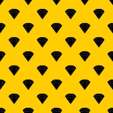 Brilliant gemstone pattern vector Illustrazione stock