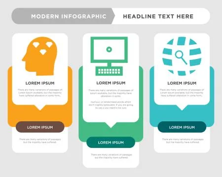 ,  , brilliant mind infographic Stock Illustration
