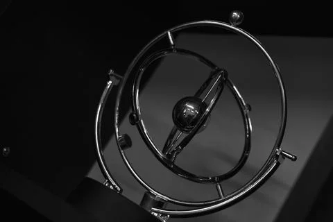 A brilliant pendulum is a perpetual motion machine in the form of spinning sp Stock Photos