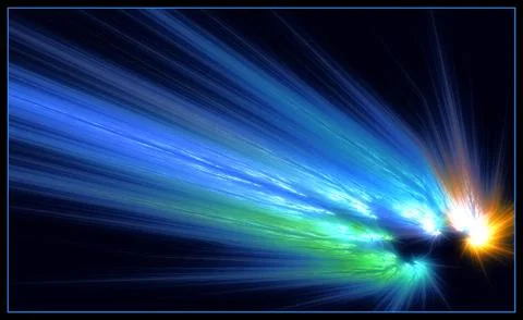 Brilliant space explosion Stockillustratie