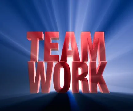 Brilliant teamwork! Stock Illustration