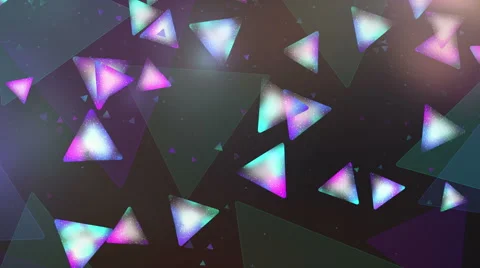 Brilliant triangle Stock Footage 66933818