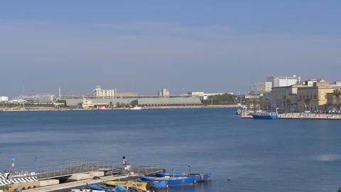 Brindisi Port Stock Footage 93543142
