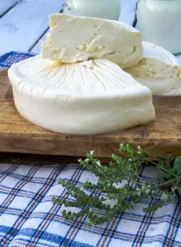 Brined cheese Stock Photos