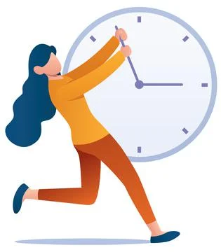 Bring Back Time Stockillustratie