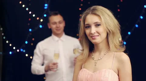 Bring champagne Stock Footage 12477158