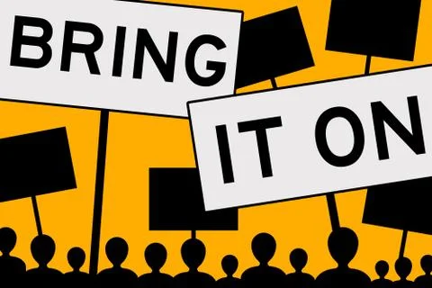 Bring it on Stock Illustration