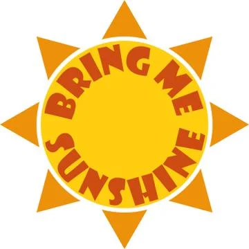 Bring Me Sunshine Stock Illustration