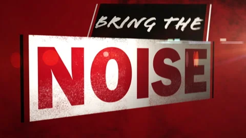 Bring the Noise / Make Noise / Get Loud looping animation. Stock Footage 297087712