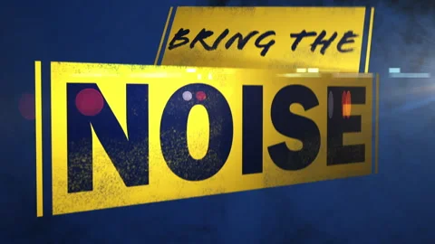 Bring the Noise / Make Noise / Get Loud looping animation. Stock Footage 297087717