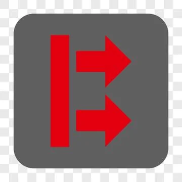 Bring Right Interface Toolbar Button 스톡 일러스트