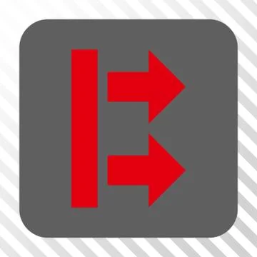 Bring Right Rounded Square Button 스톡 일러스트