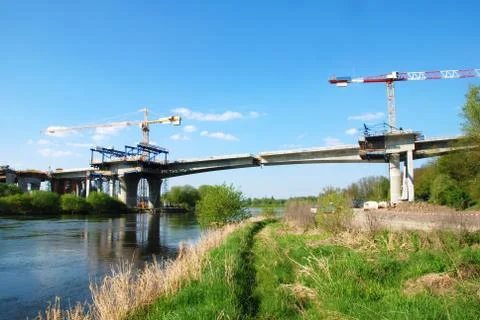 Bringe construction Stock Photos